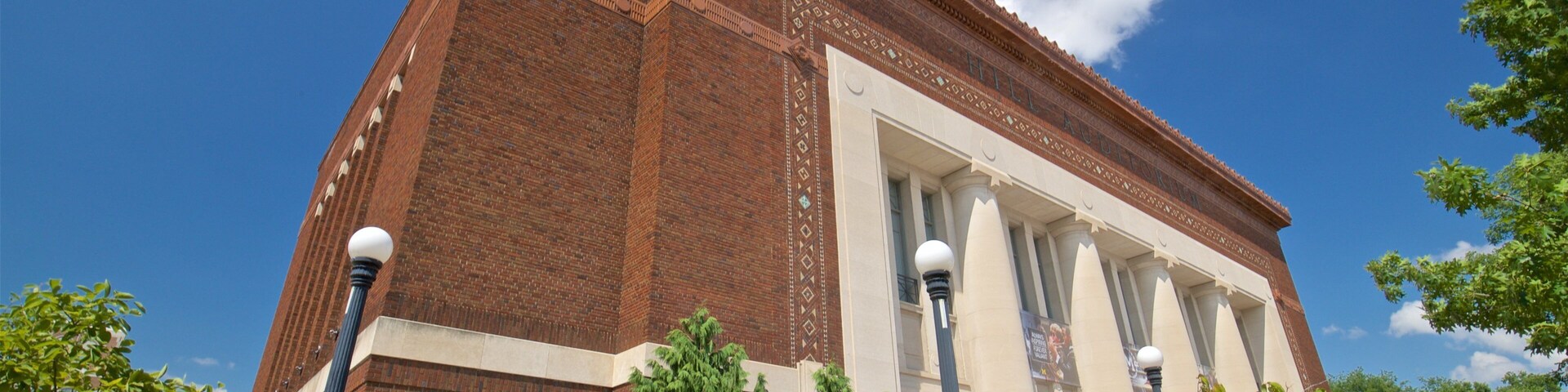 Hill Auditorium which includes heritage elements