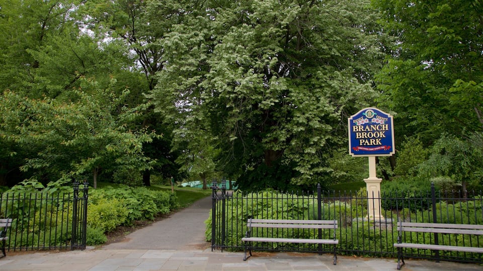 Branch Brook Park featuring a park and signage