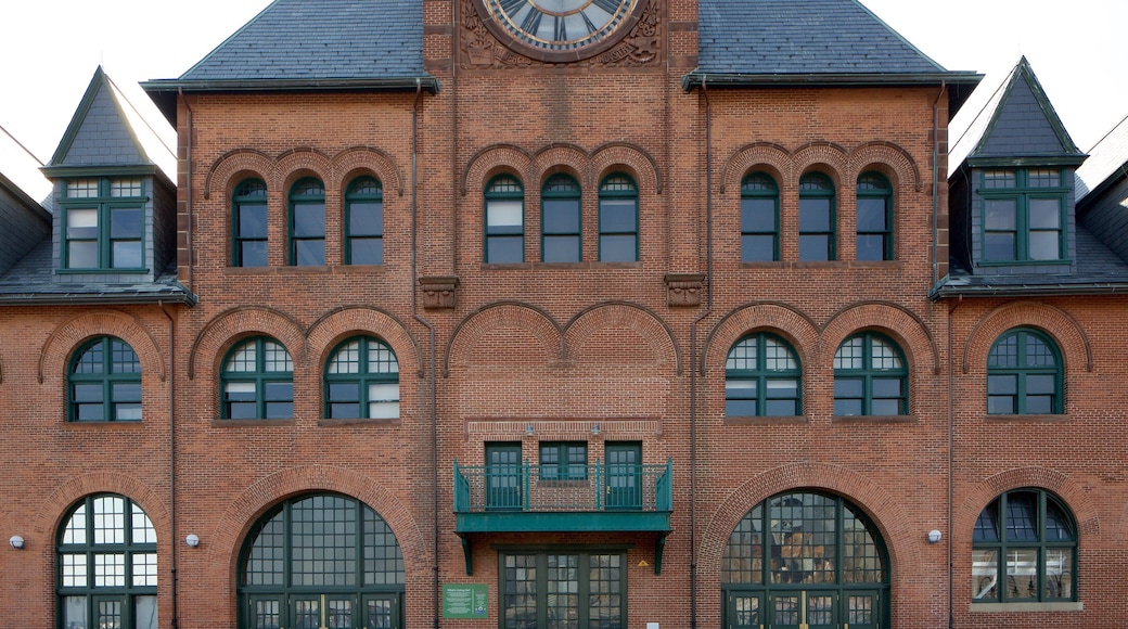 Central Railroad of New Jersey Terminal which includes heritage architecture