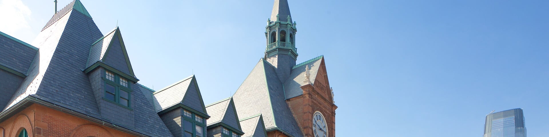 Central Railroad of New Jersey Terminal showing heritage elements and street scenes