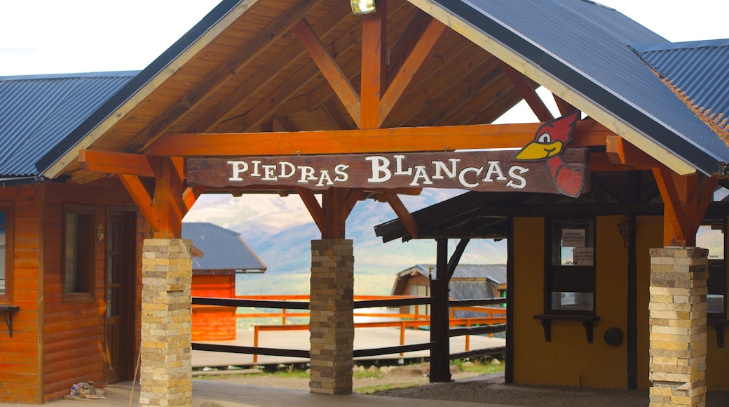 Piedras Blancas which includes signage