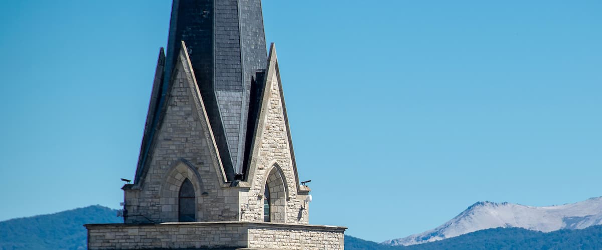 The cathedral of our lady of nahuel huapi, san carlos de bariloche, argentina