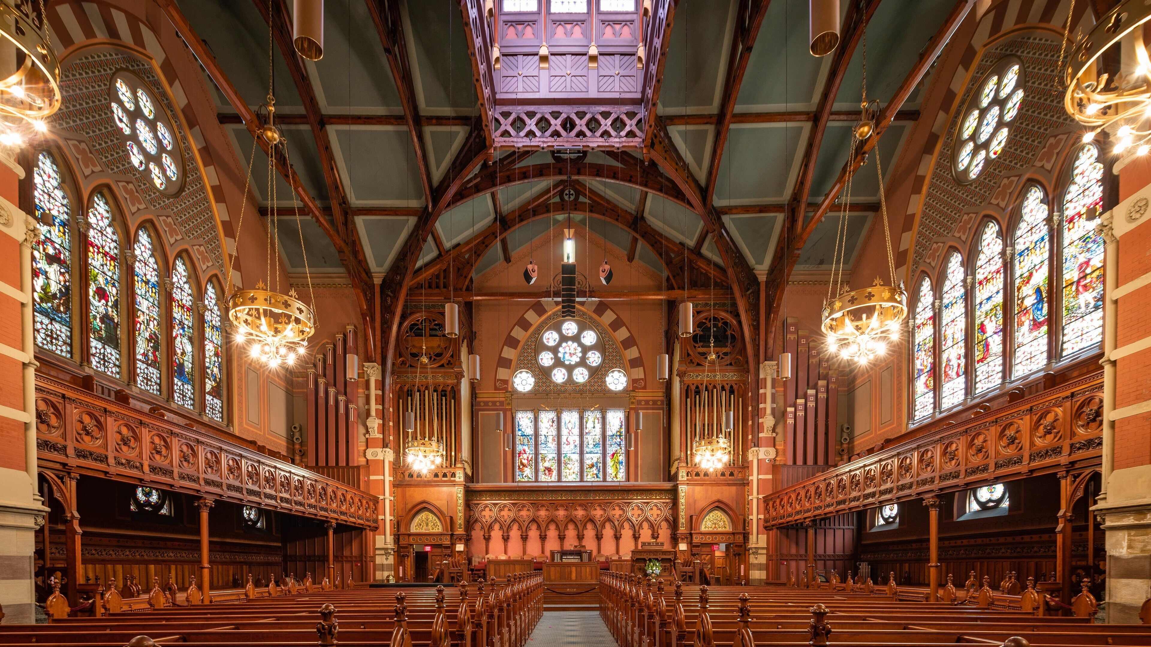 Old South Church featuring heritage elements, interior views and a church or cathedral