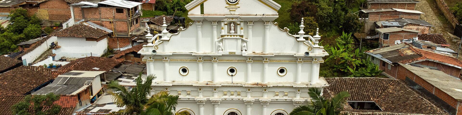 Angostura, Antioquia. Colombia - June 23, 2024. The parish of San José de Angostura was erected on October 22, 1822