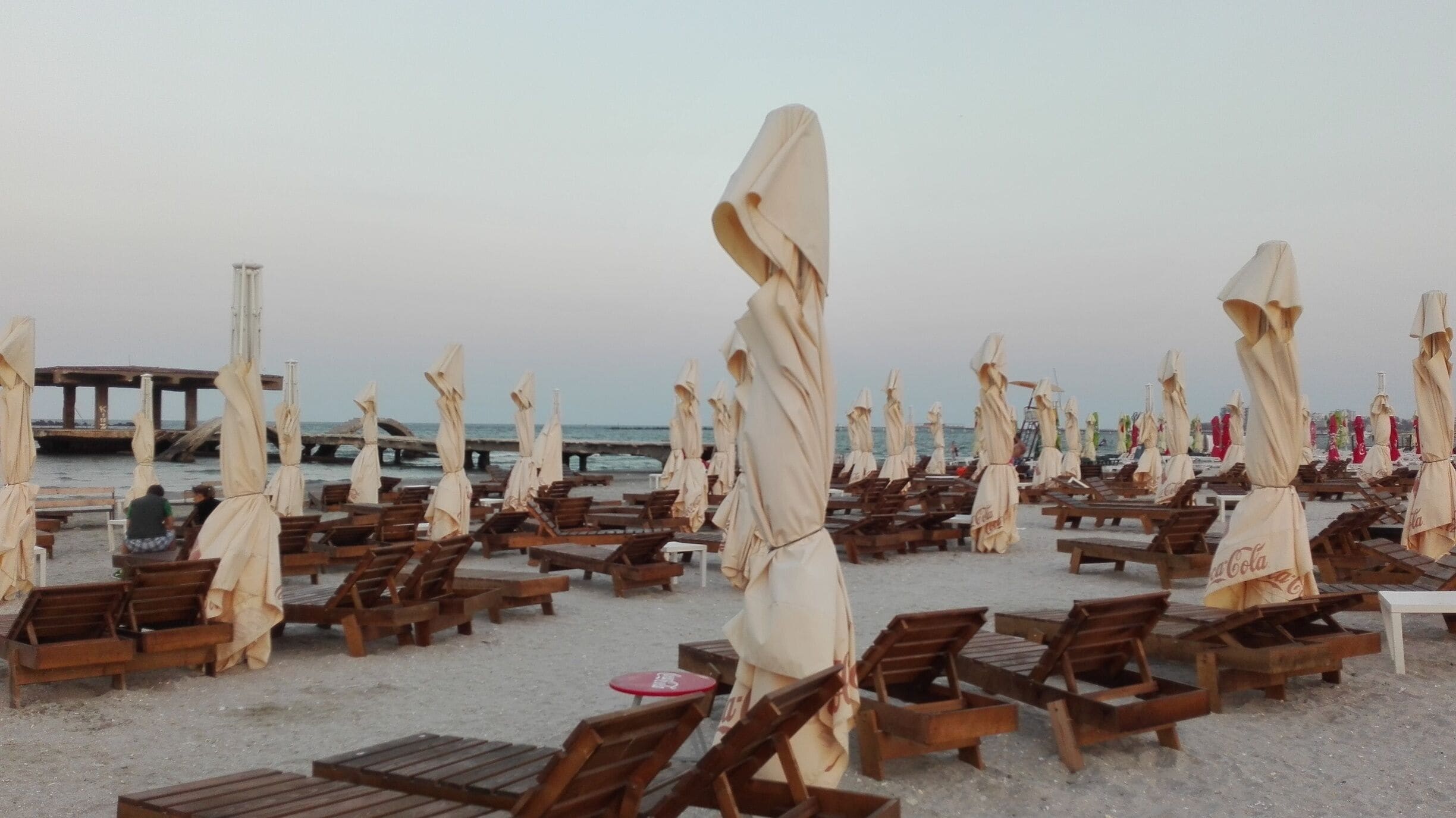 A peaceful beach at the end of August 2015.