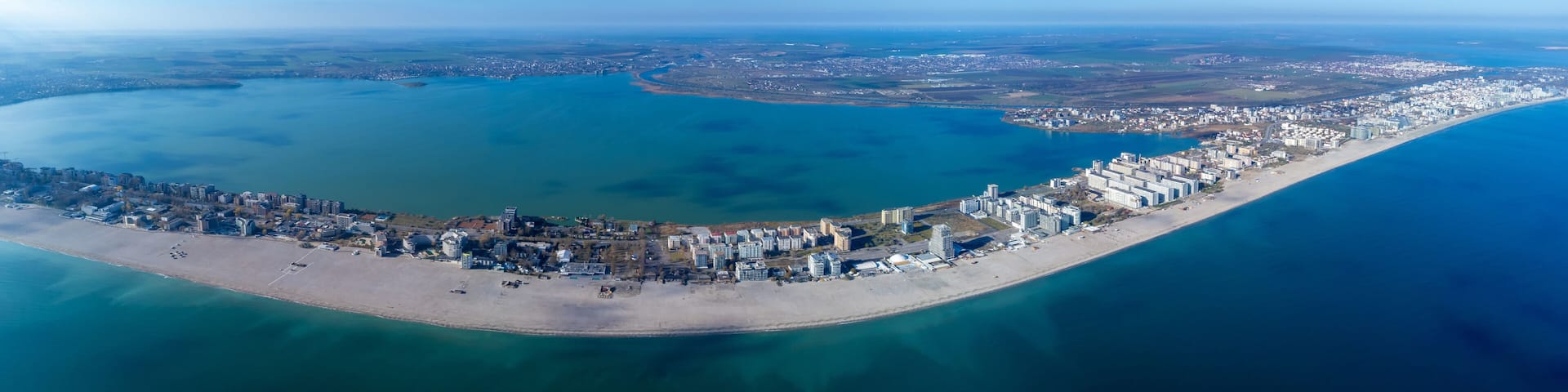 Aerial view of Mamaia resort - Romania