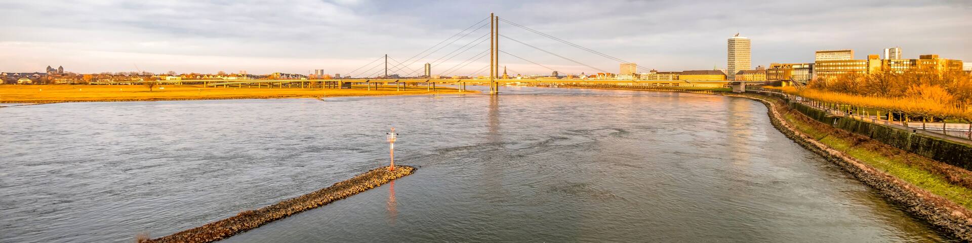 Skyline of Duesseldorf in Germany