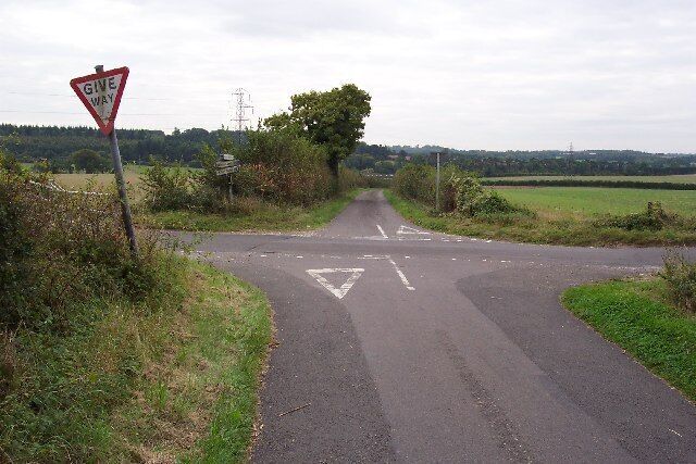 Crossroads. on Newbarn Down.