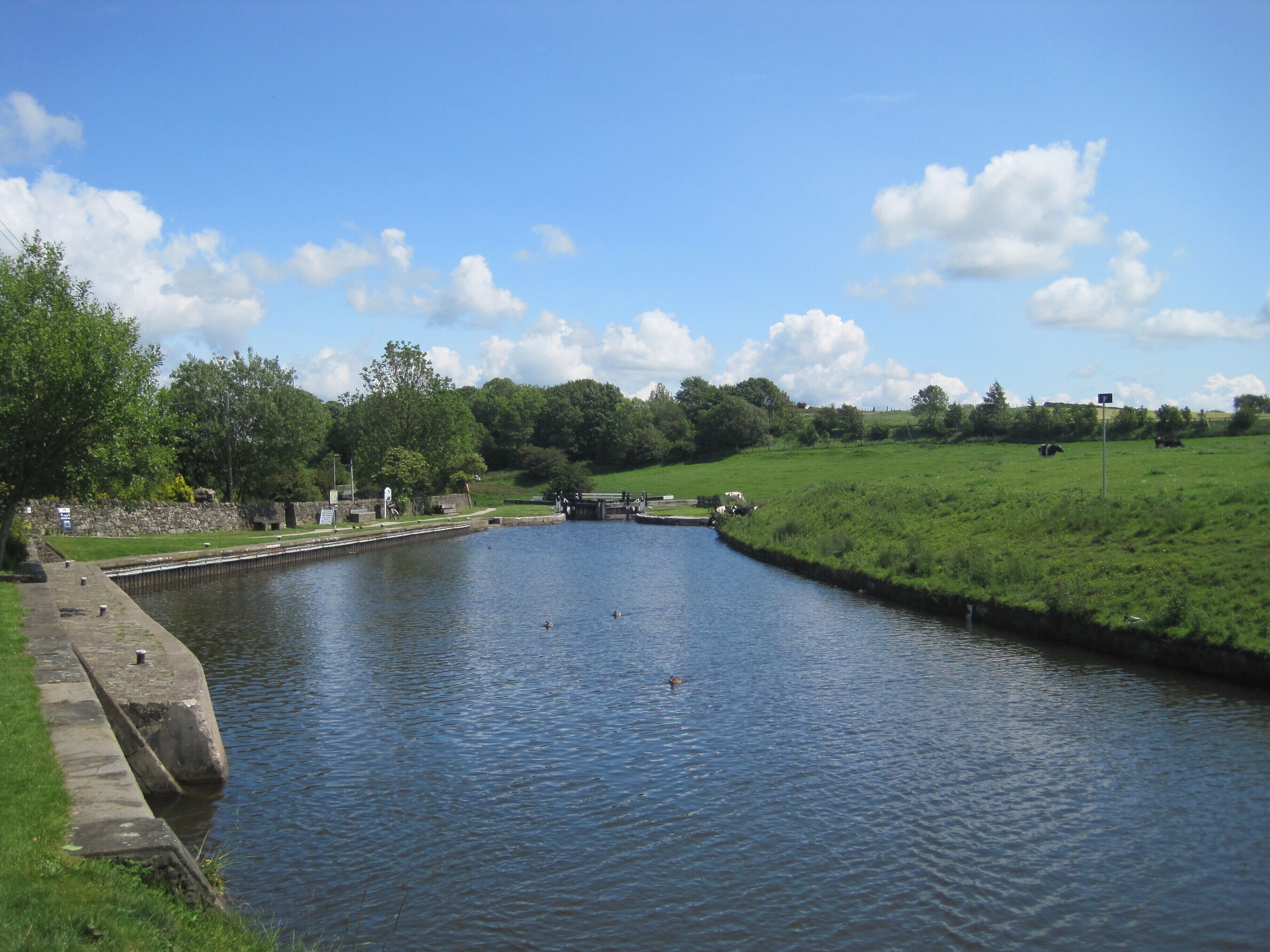 Greenberfield Locks - The highest point on the Leeds Liverpool Canal