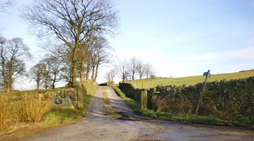 Road to Thick Bank and Hareden New Hall
