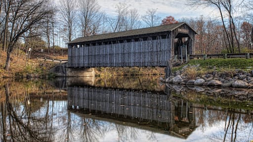 Fallasburg Covered Bridge in Michigan