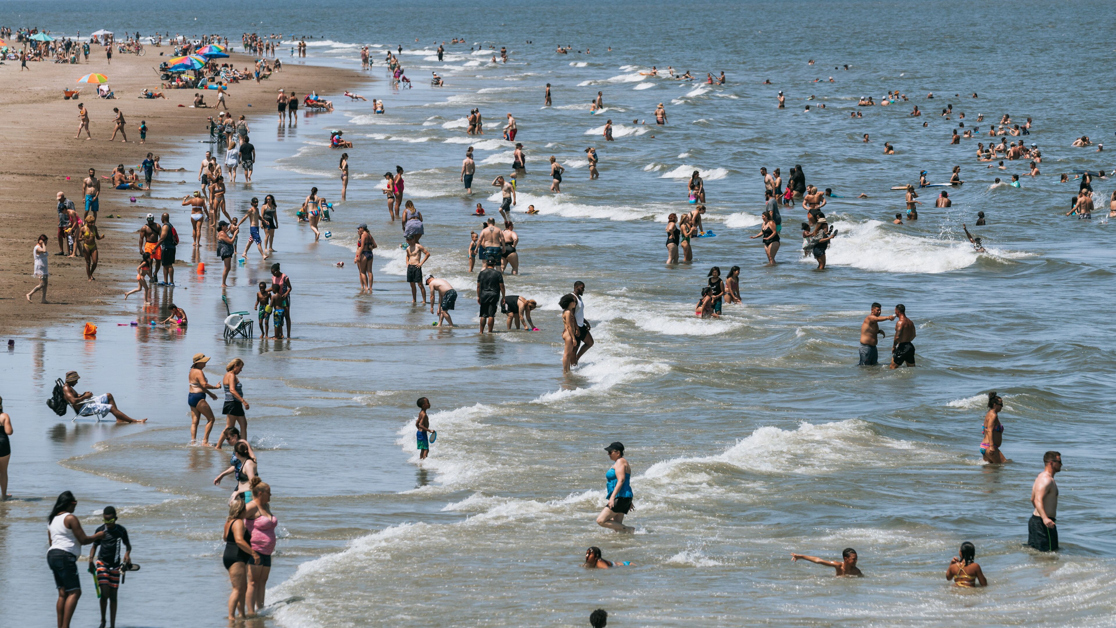 Tybee Island Beach which includes general coastal views and swimming