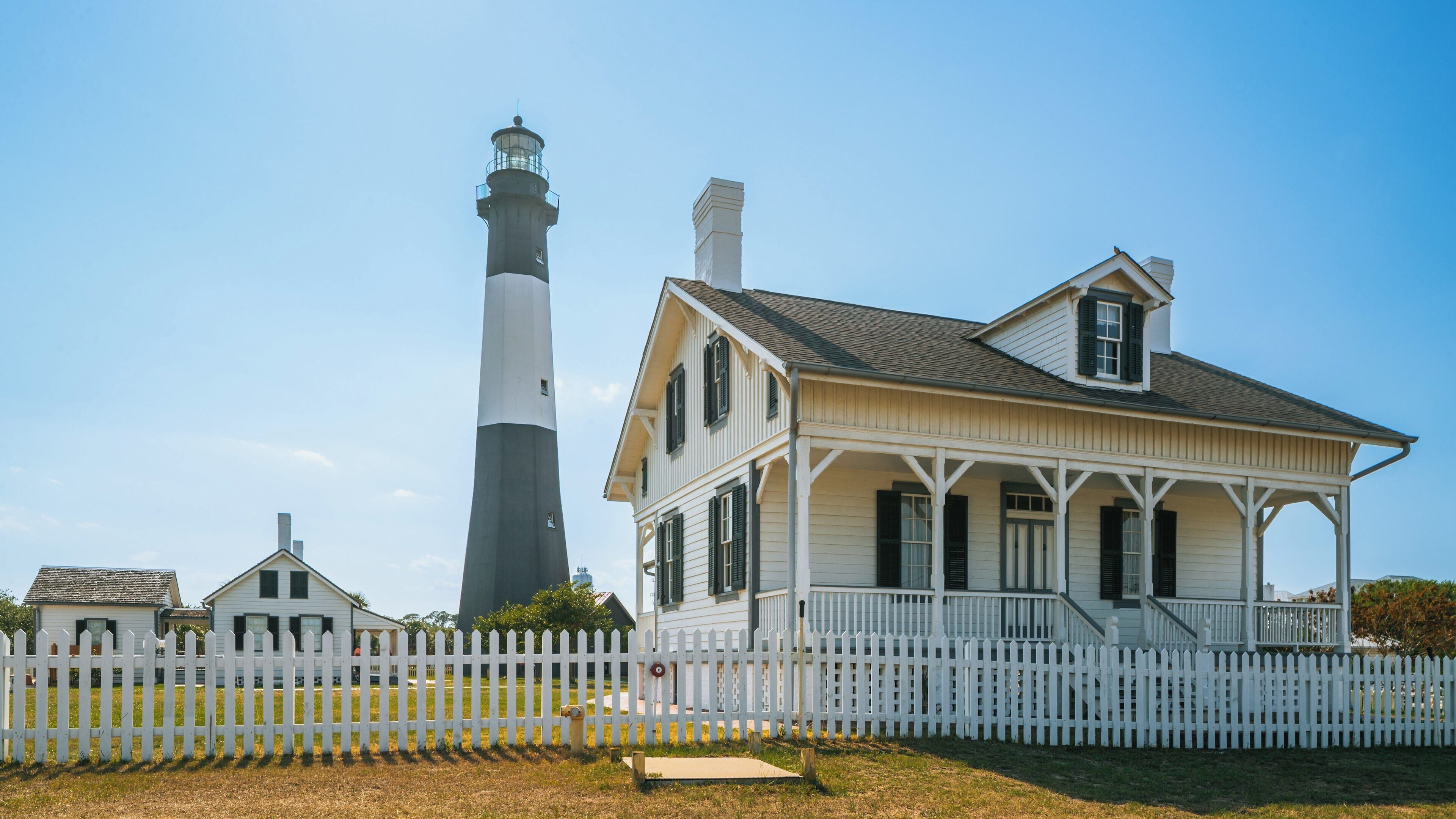 Explore the historic Tybee Island Light Station and Museum near Savannah, Georgia, featuring stunning coastal views and rich maritime history
