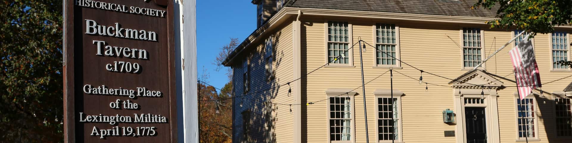 Buckman Tavern - American Revolution - Lexington Battle Green - Lexington Massachusetts, October 2024