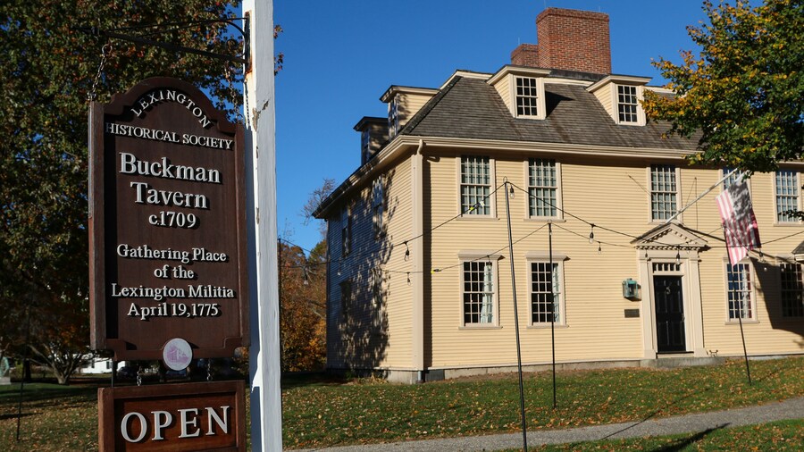 Buckman Tavern - American Revolution - Lexington Battle Green - Lexington Massachusetts, October 2024