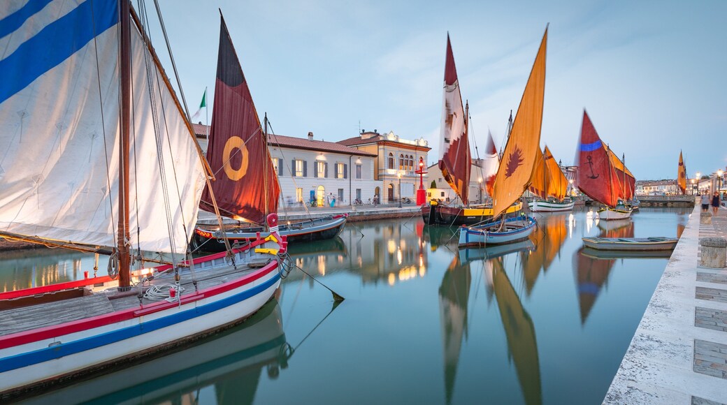 Cesenatico Maritime Museum which includes a bay or harbor