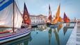 Cesenatico Maritime Museum which includes a bay or harbor