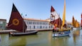 Cesenatico Maritime Museum which includes a bay or harbor