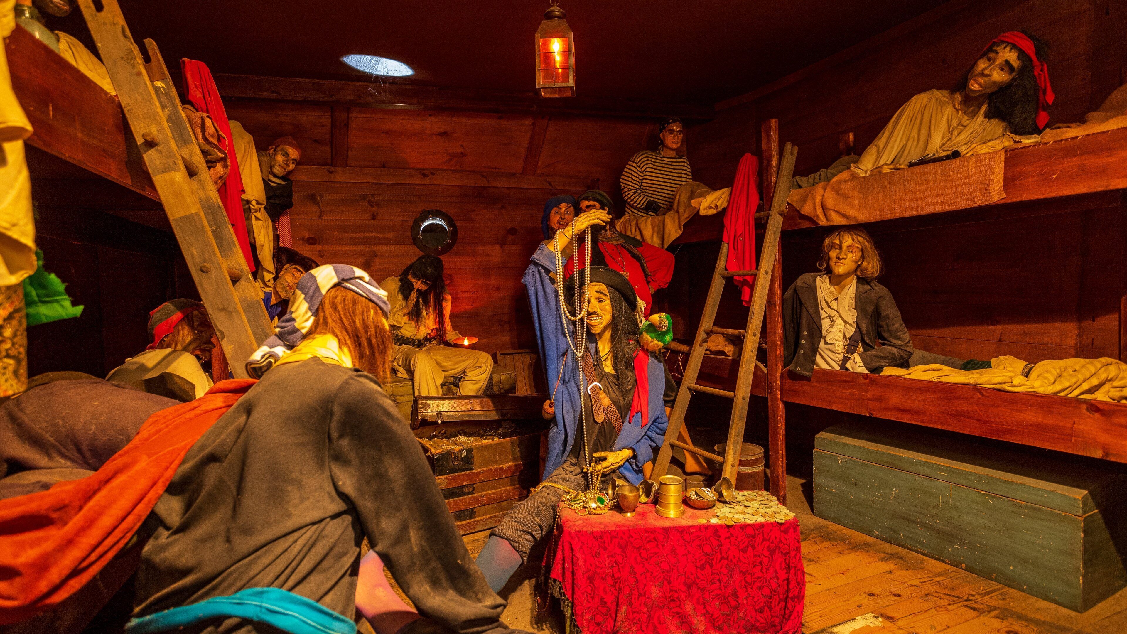 New England Pirate Museum featuring interior views