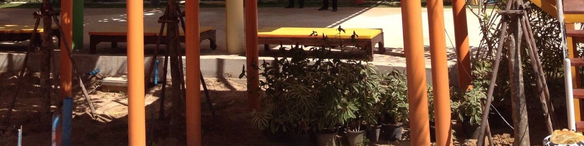 The only room in the resort with a bird's nest style. Enclosed in the coloured-woven wall is the cozy room. It is located in the sister resort of Vartika Resovilla Kuiburi which looks like it has just started its operation, the Vartika Adventure Retreatic Resort. Yes! I spelled the name 'retreatic' correctly.