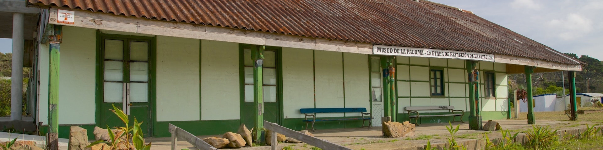 Old Train Station featuring a small town or village