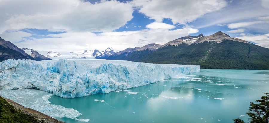 Panorama of Perito Moreno Glacier in Patagonia - El Calafate, Argentina; Shutterstock ID 451469872