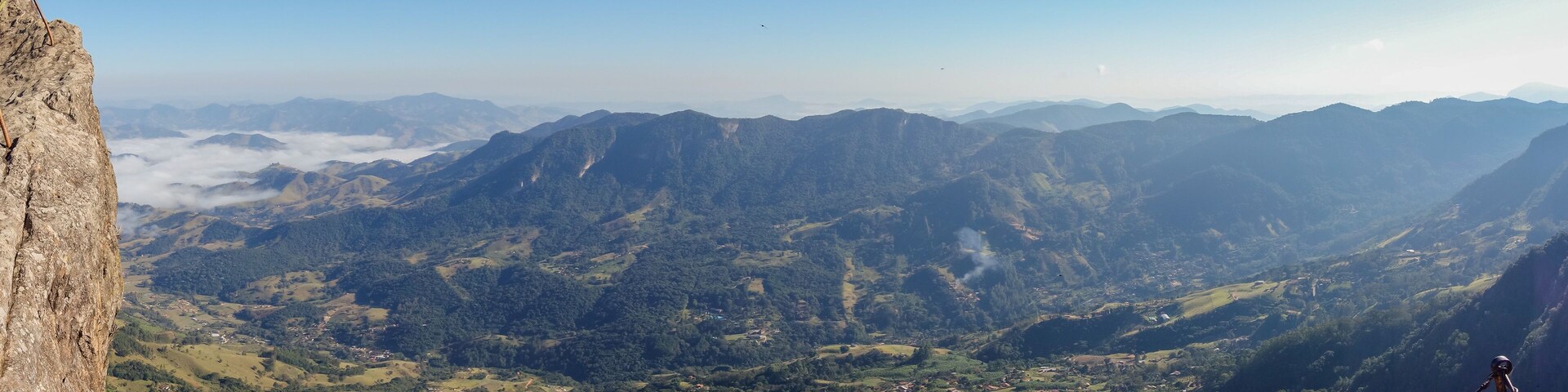 valley in the mountains of Serra da Mantiqueira, in Sao Bento do Sapucai city, Brazil
