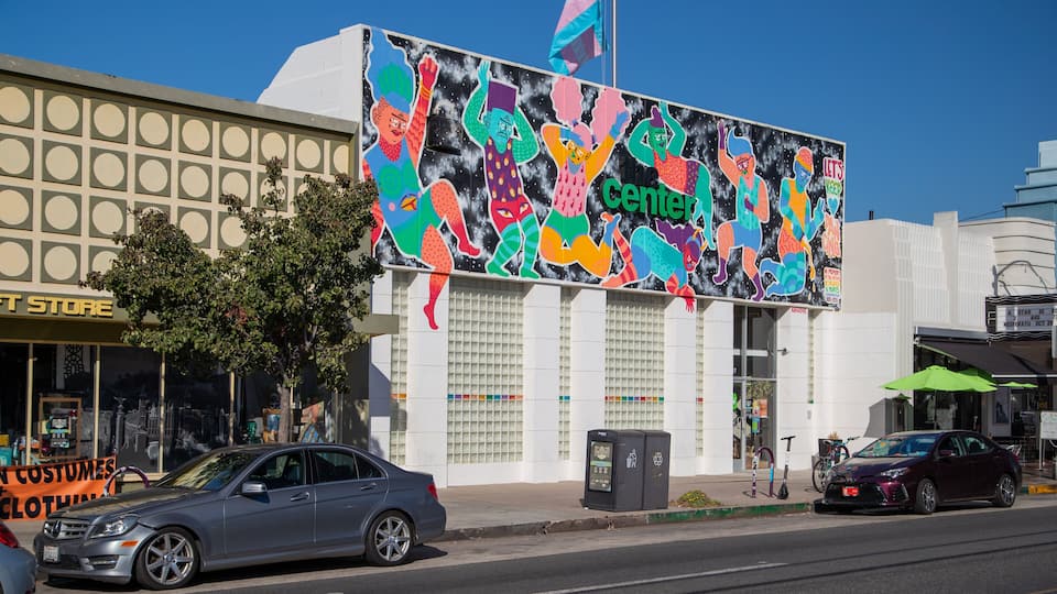 4th Street Retro Row featuring signage
