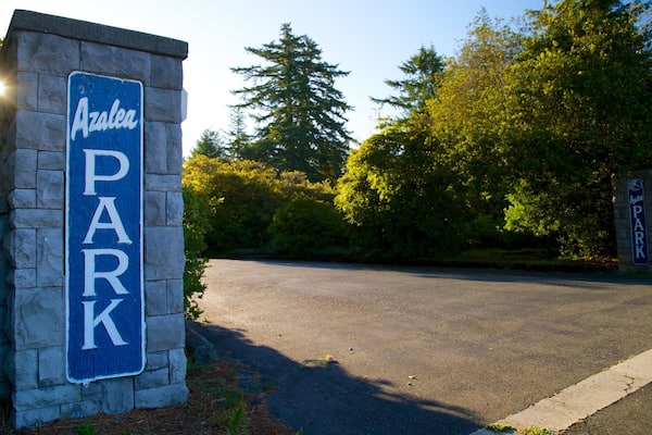 Azalea Park which includes signage