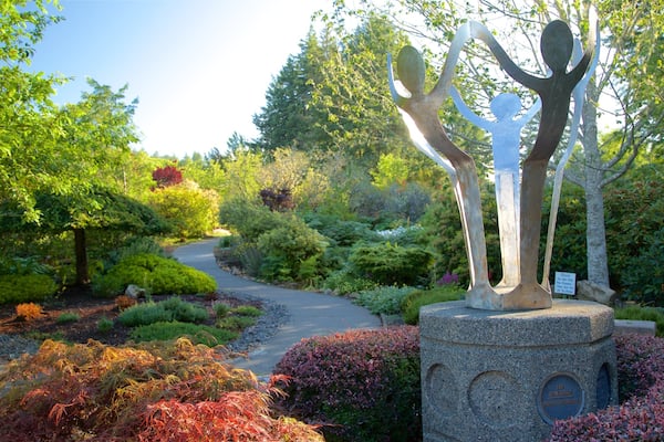 Azalea Park das einen Garten, Outdoor-Kunst und Blumen