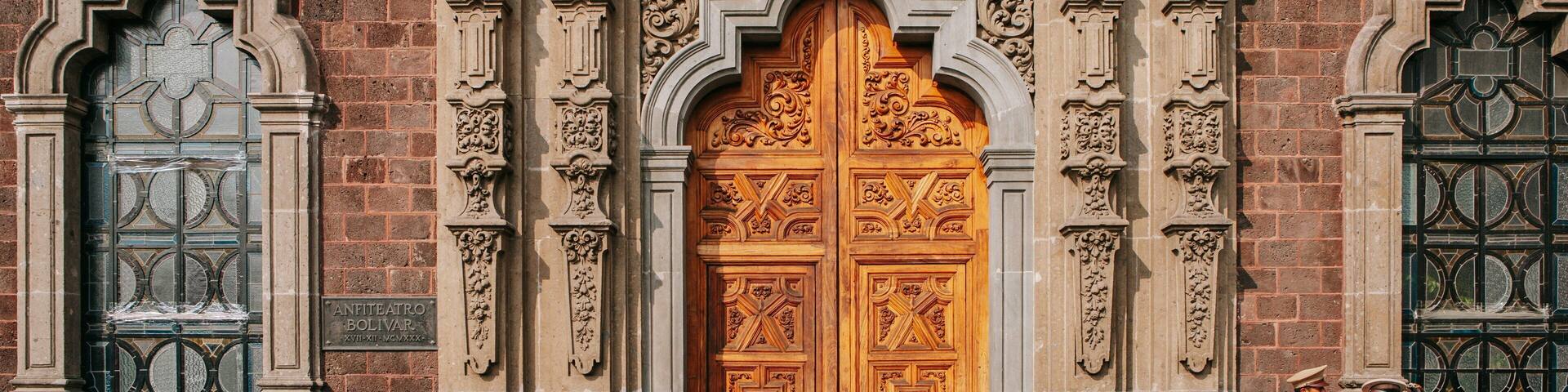 San Ildefonso College showing heritage elements