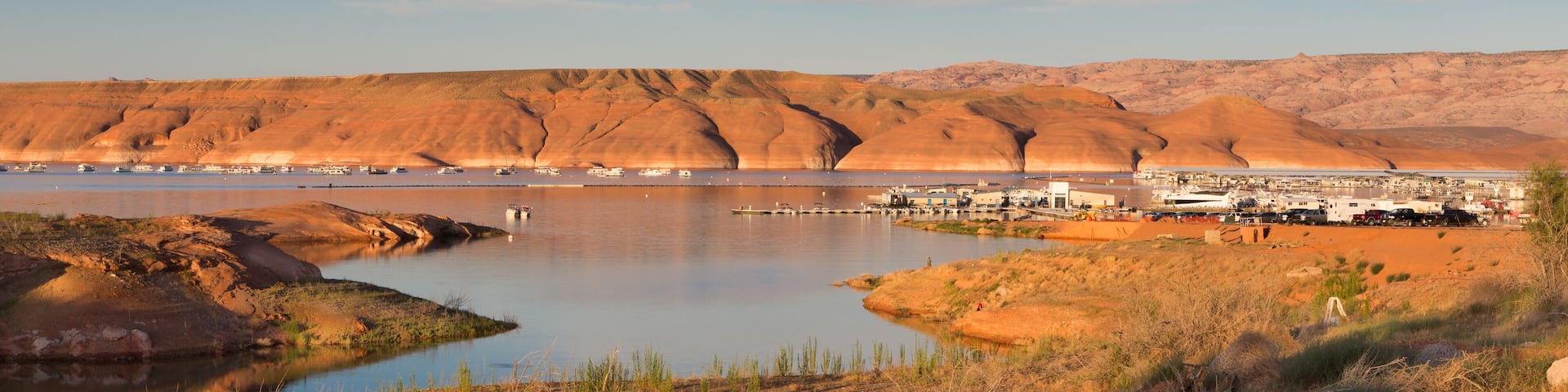 Bullfrog Marina Lake Powell at Sunrise