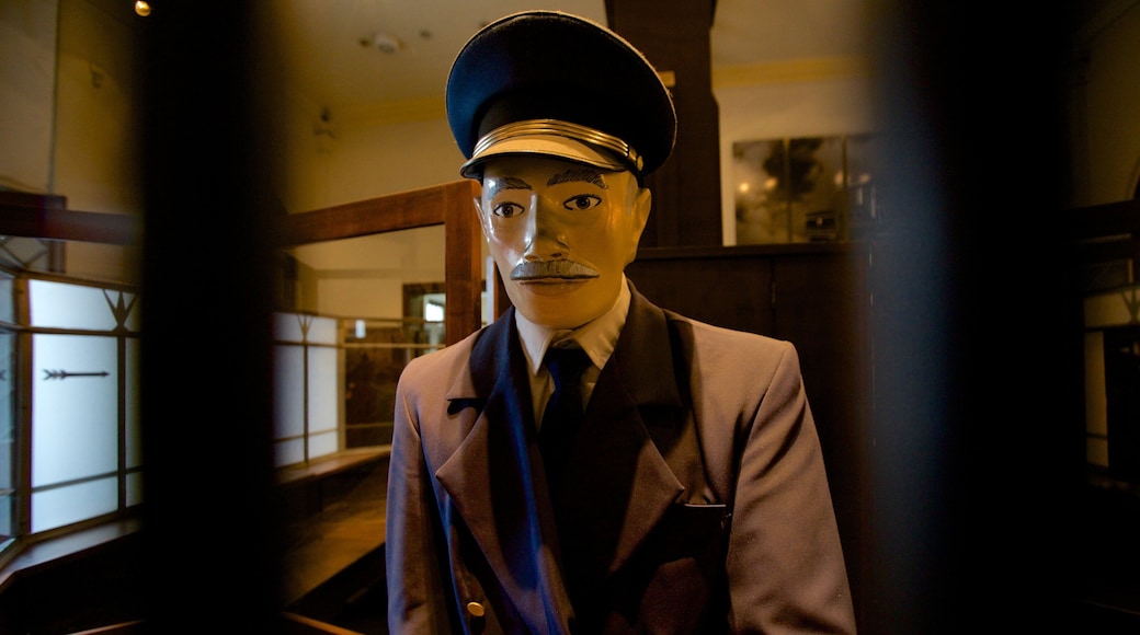 Jernbanemuseet fasiliteter samt innendørs