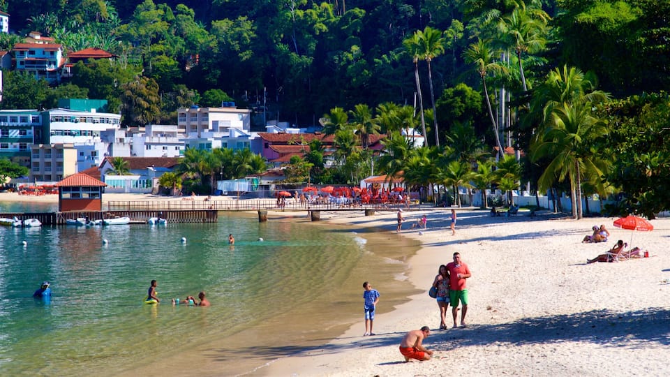 Angra dos Reis which includes general coastal views, a beach and a bay or harbor