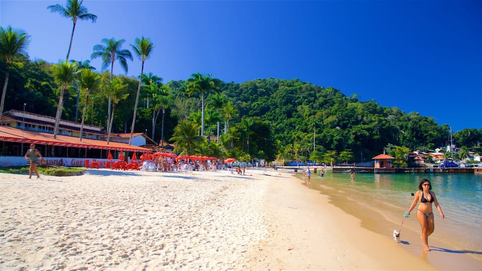 Angra dos Reis which includes a beach, a bay or harbor and general coastal views