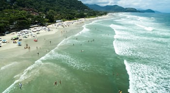 Aerial View of Juquehy Beach, Sao Paulo, Brazil
