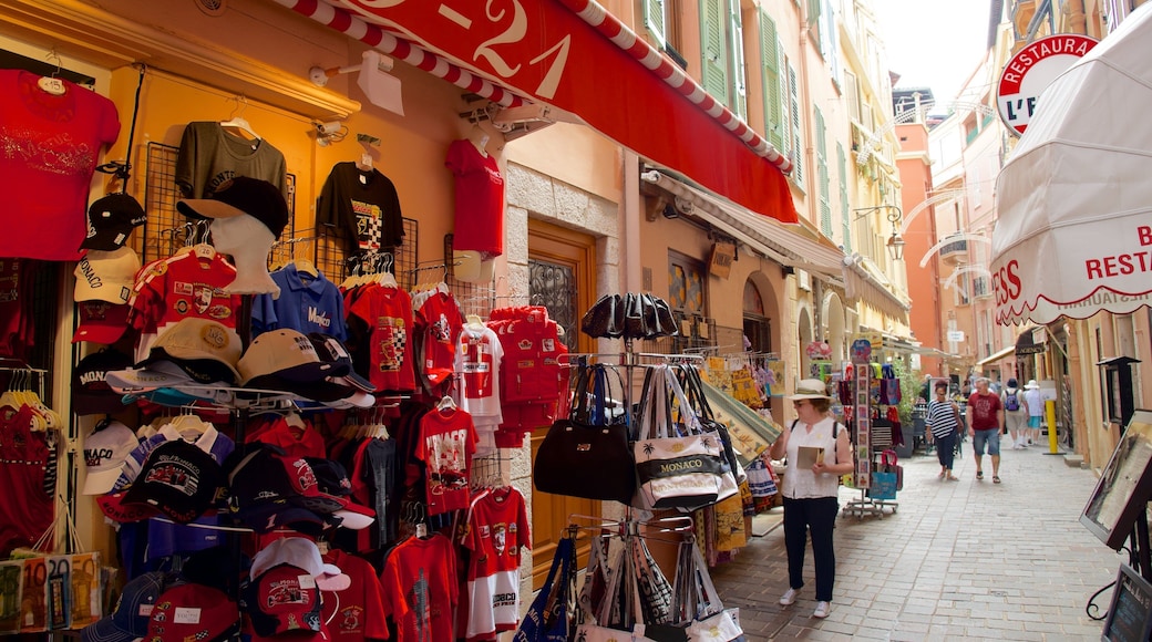Monaco-Ville showing markets and street scenes