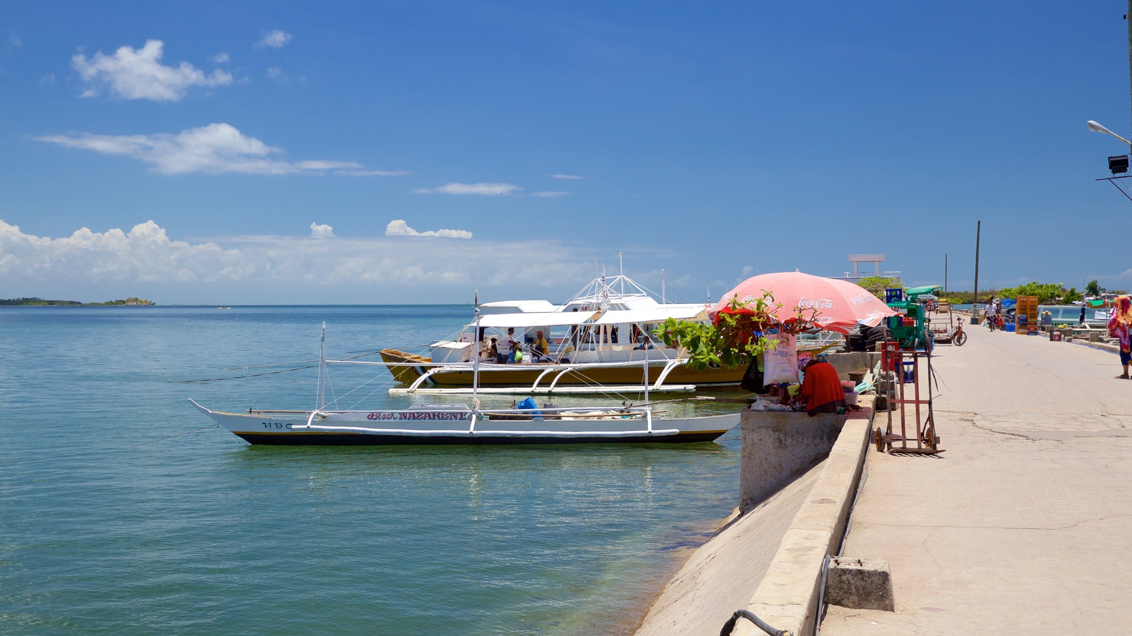 Bantayan Public Market featuring general coastal views
