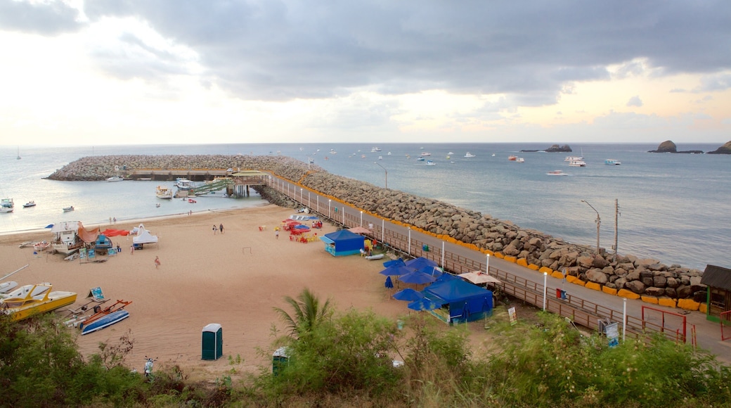 Santo Antonio Port featuring a sandy beach and general coastal views