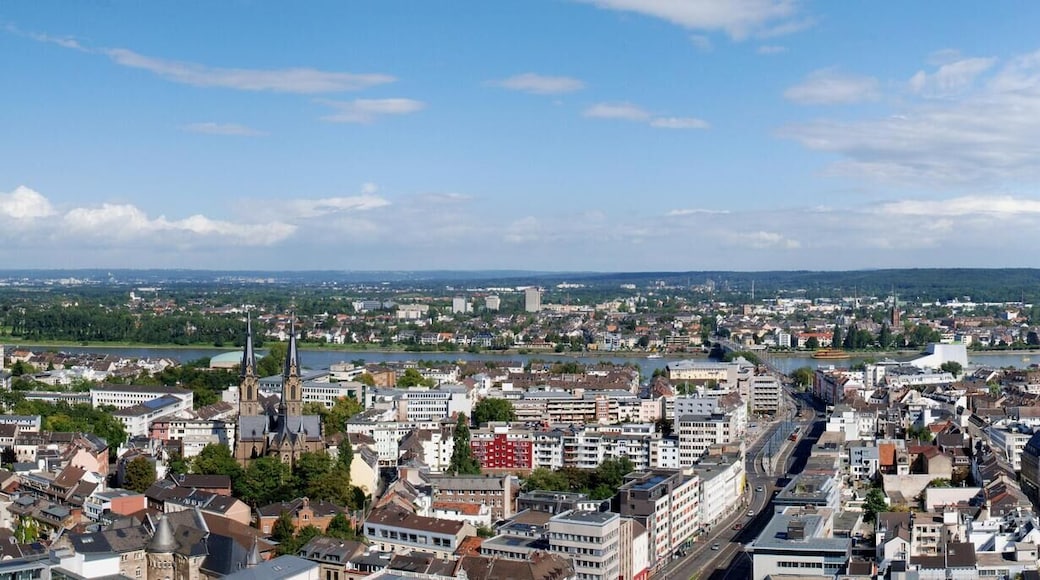 General view over downtown Bonn.