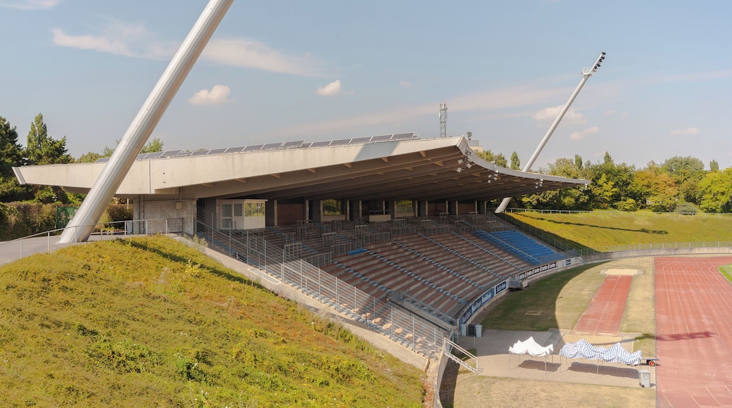Sportpark Nord, Bonn: stadium terrace, view from southeast