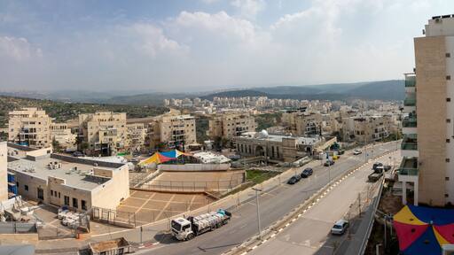 Panorama of the city of Kiryat Sefer - Modi'in Illit, Israel