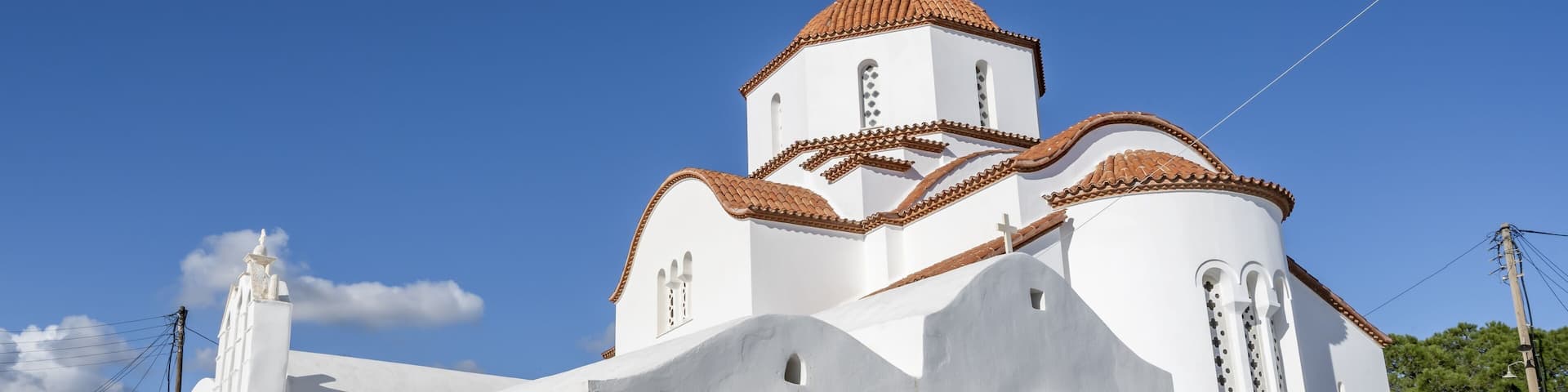 Chapel of Agios Antonios and Greek Orthodox Church of Metamorfosi Sotiros, alleys of the village of Marpissa, Paros, Cyclades, Greece