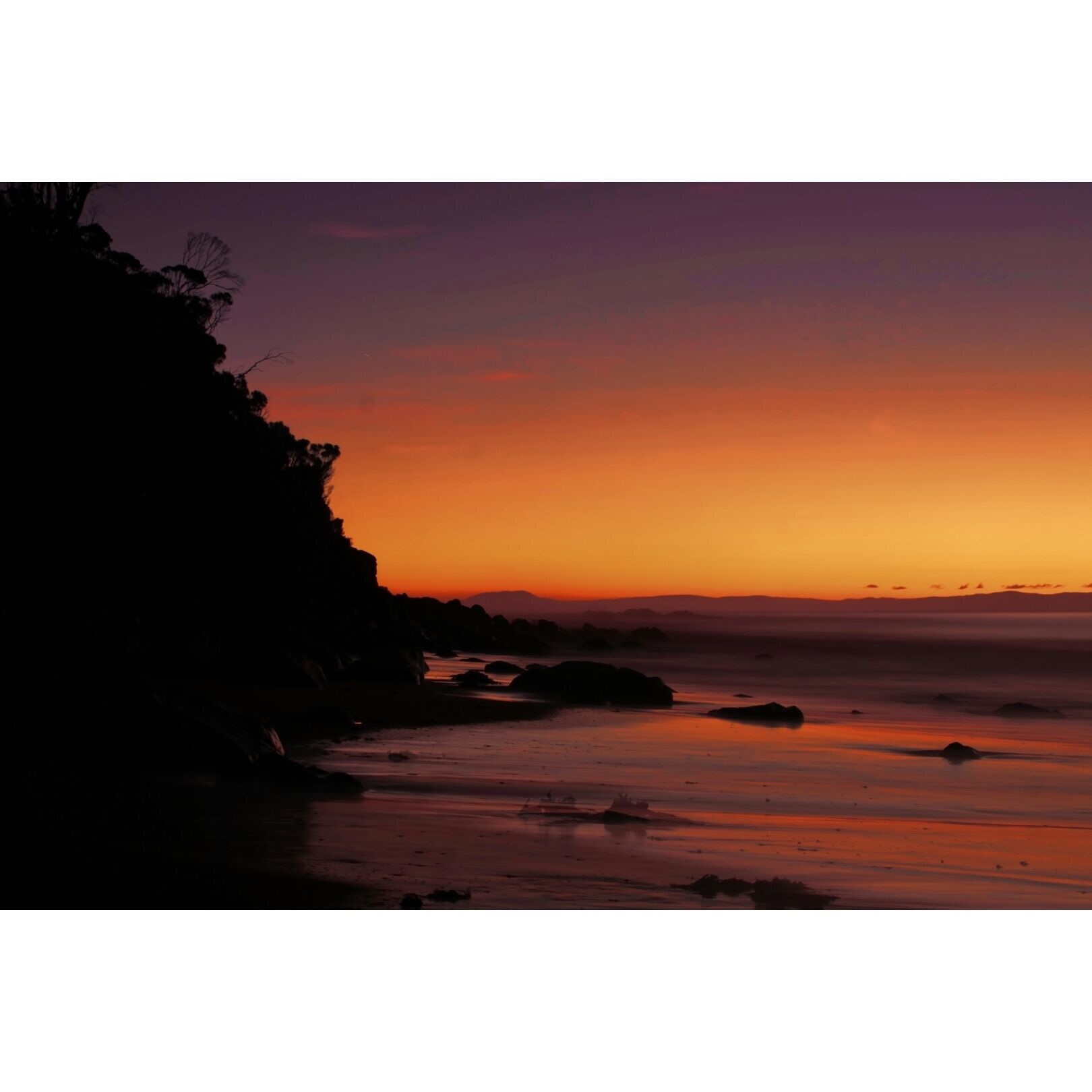 Sunrise over the east coast of Tasmania, snap was taken last week while camping at Mayfield Bay conservation area, looking forward to returning here in a few weeks.