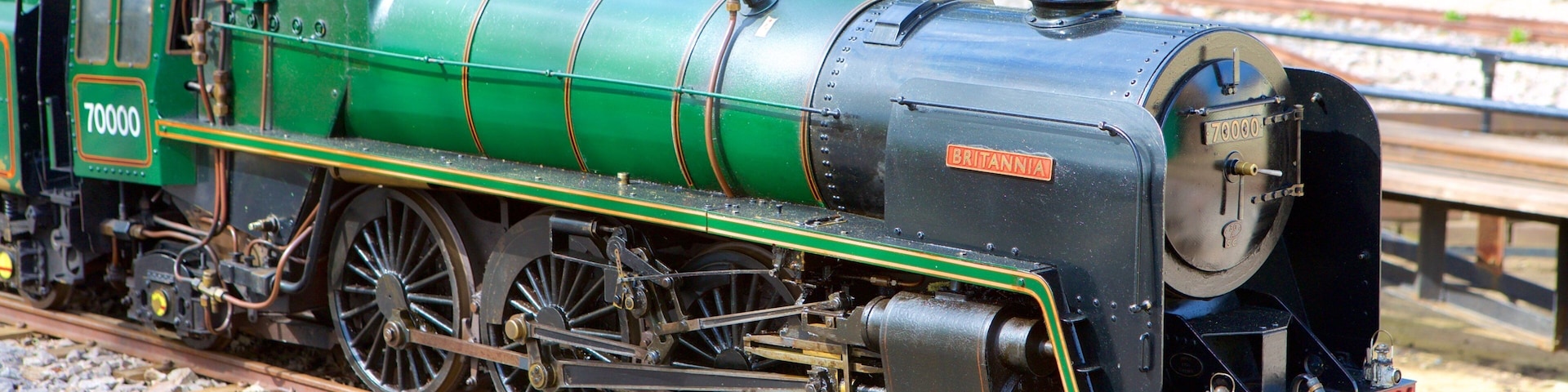 Eastbourne Miniature Steam Railway Adventure Park which includes railway items