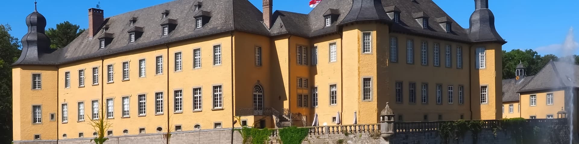 Schloss Dyck beautiful german water castle in Juechen