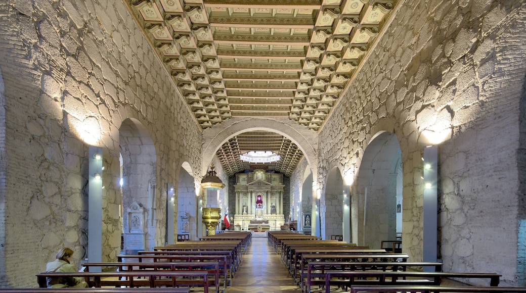 San Francisco Church which includes a church or cathedral, religious elements and interior views