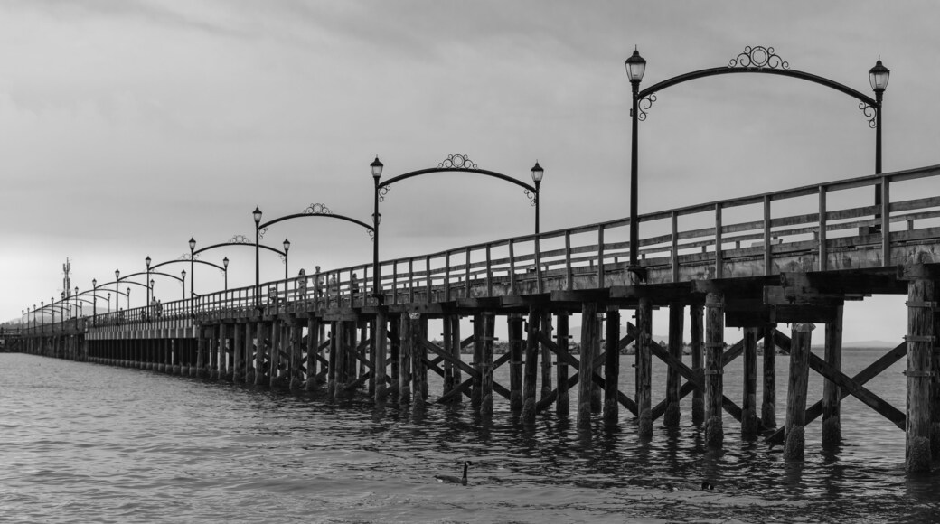 White Rock Historic Pier in South Surrey British Columbia Canada.