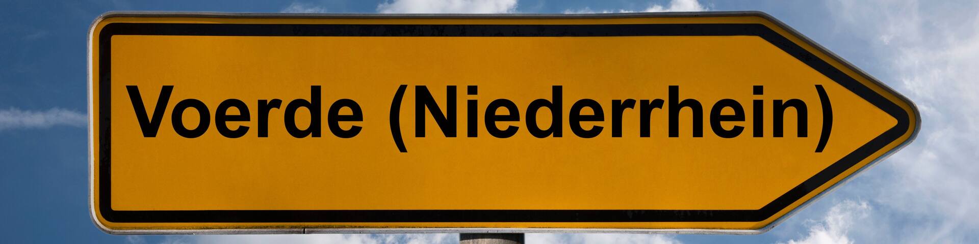 Wegweiser Voerde (Niederrhein)