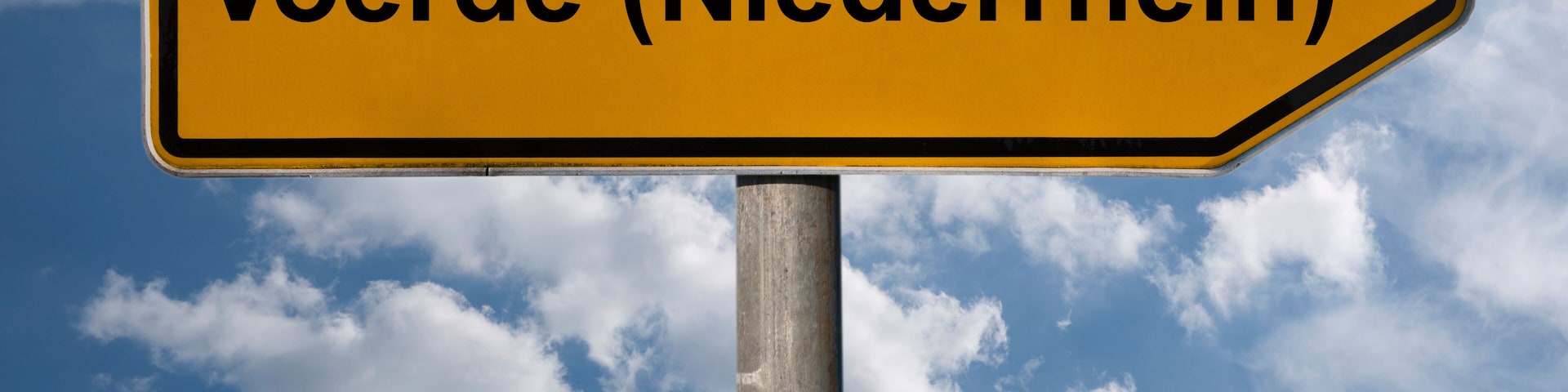 Wegweiser Voerde (Niederrhein)